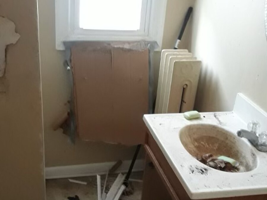 Webster NY Bathroom Remodel - Before